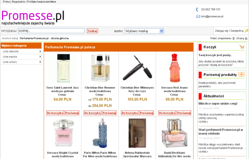 Promesse.pl - perfumy dla niej i dla niego