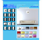 Wybór szablonu obrazu oraz jego wizualizacja na wybranej ścianie