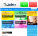 Strona główna serwisu wraz z 4 punktami startowymi